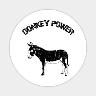donkey power distressed Magnet